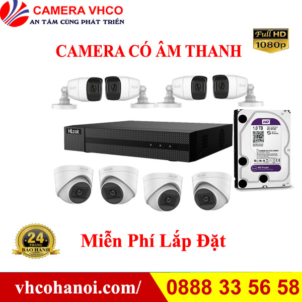 Bộ Camera 8 Mắt Có Tiếng Bộ Camera 8 Mắt Có Tiếng